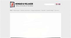 Desktop Screenshot of nomadandvillager.com